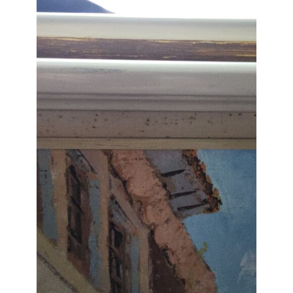 Ronni Pastorini Large Original Painting On Canvas Cityscape Signed Framed Art - Picture 10 of 11